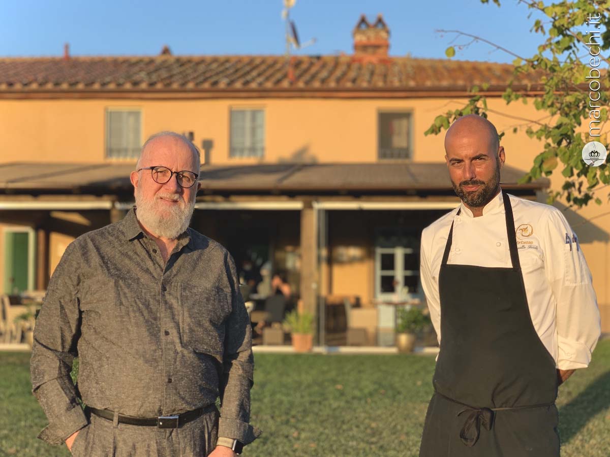 Marco Bechi e lo chef Antonello Sardi
