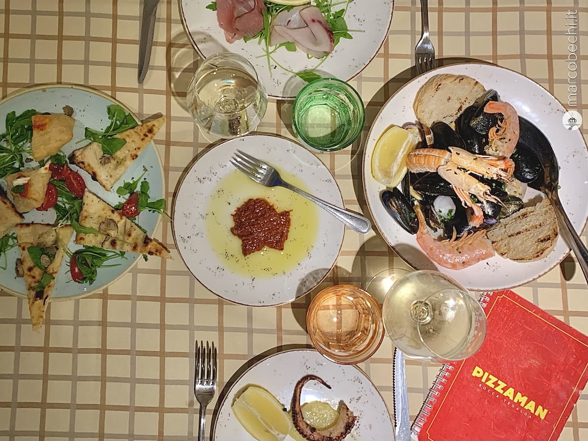 L'antipasto misto di Pizzaman a Firenze