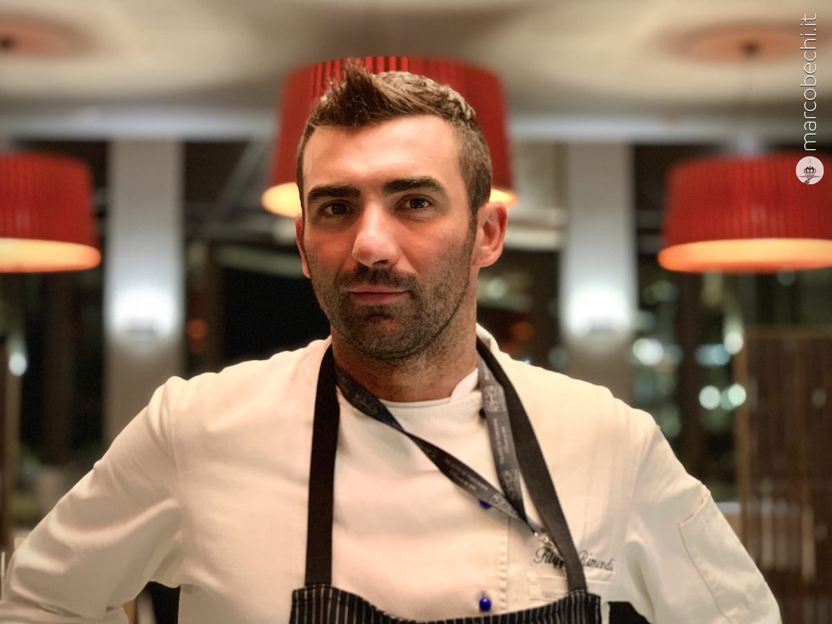 Filippo Rimondi chef del ristorante Aurevo Filippo Rimondi chef del ristorante Aurevo