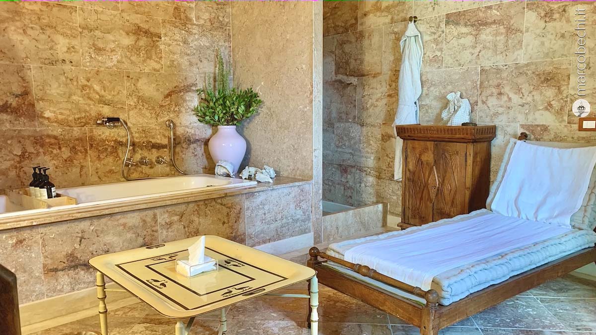 Uno dei servizi delle suites Uno dei servizi delle suites