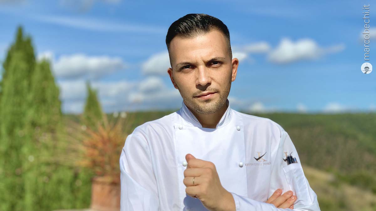 Lo chef Kevin Luigi Fornoni de Il Castello di Vicarello - Dimora storica in Maremma Lo chef Kevin Luigi Fornoni de Il Castello di Vicarello - Dimora storica in Maremma