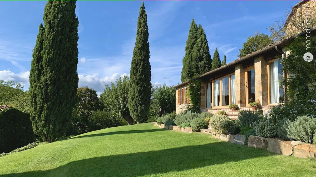 L'ingresso di una delle suites
