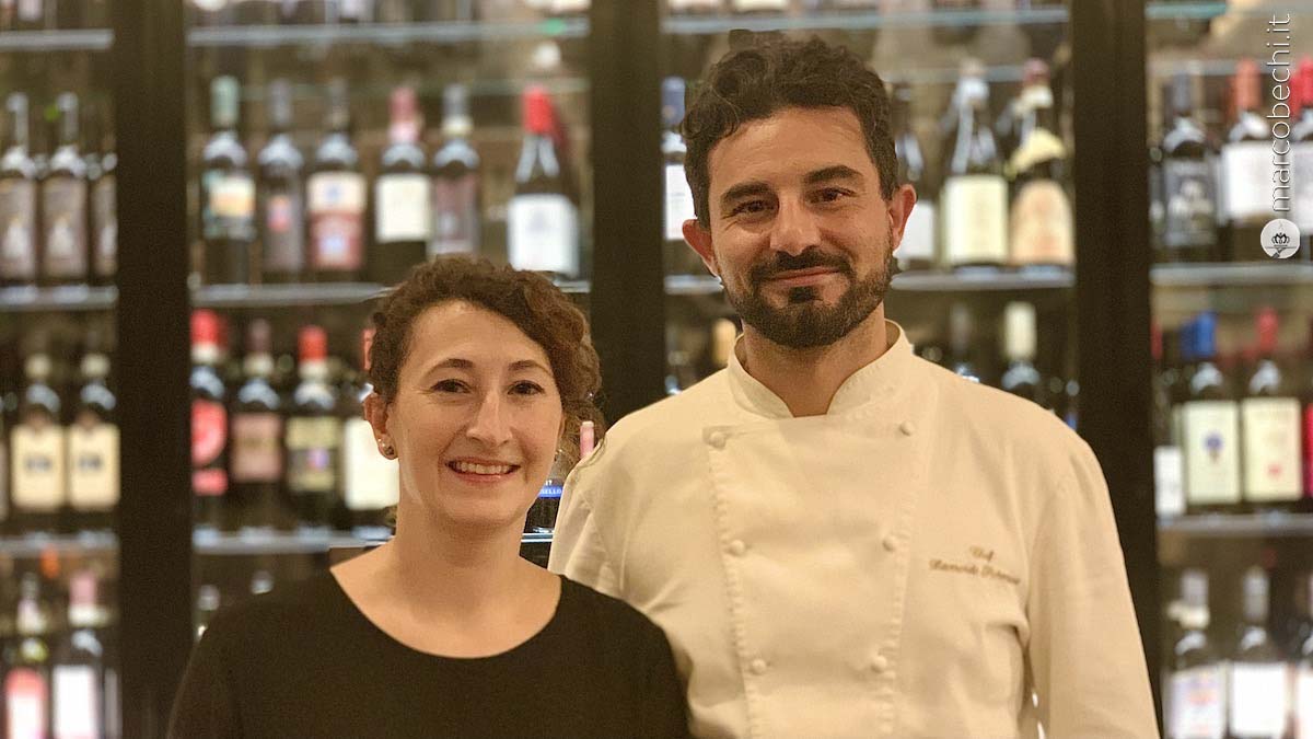 Leonardo Fiorenzani e la fidanzata Michela de La Sosta del Cavaliere a Sovicille - Siena
