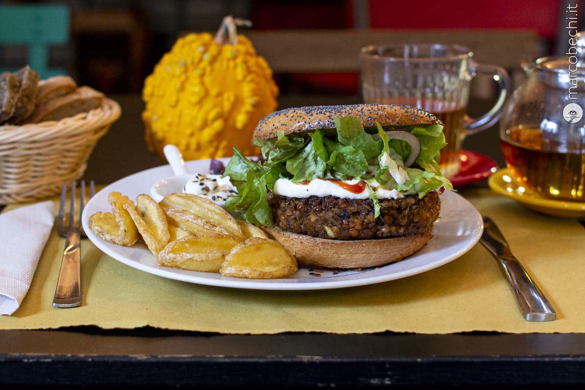 Burger di lenticchie con paprika e zenzero di Green Go