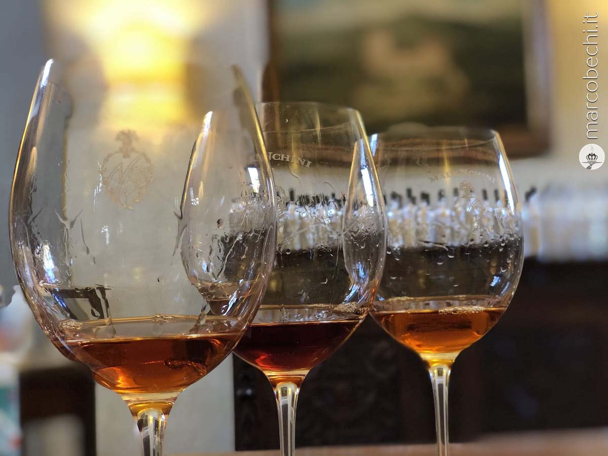 I colori del vinsanto dei Chianti Colli Fiorentini