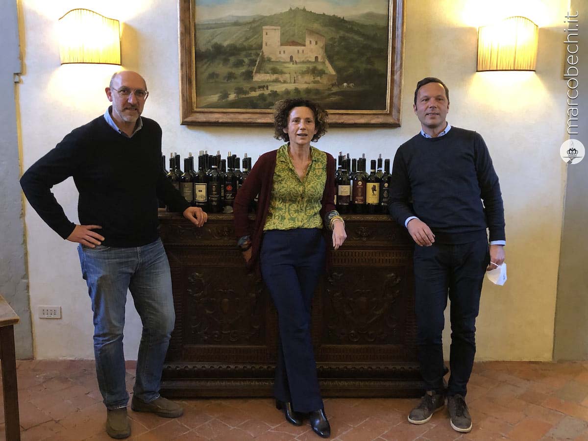 Gli ideatori della degustazione di 50 campioni di Chianti Colli Fiorentini