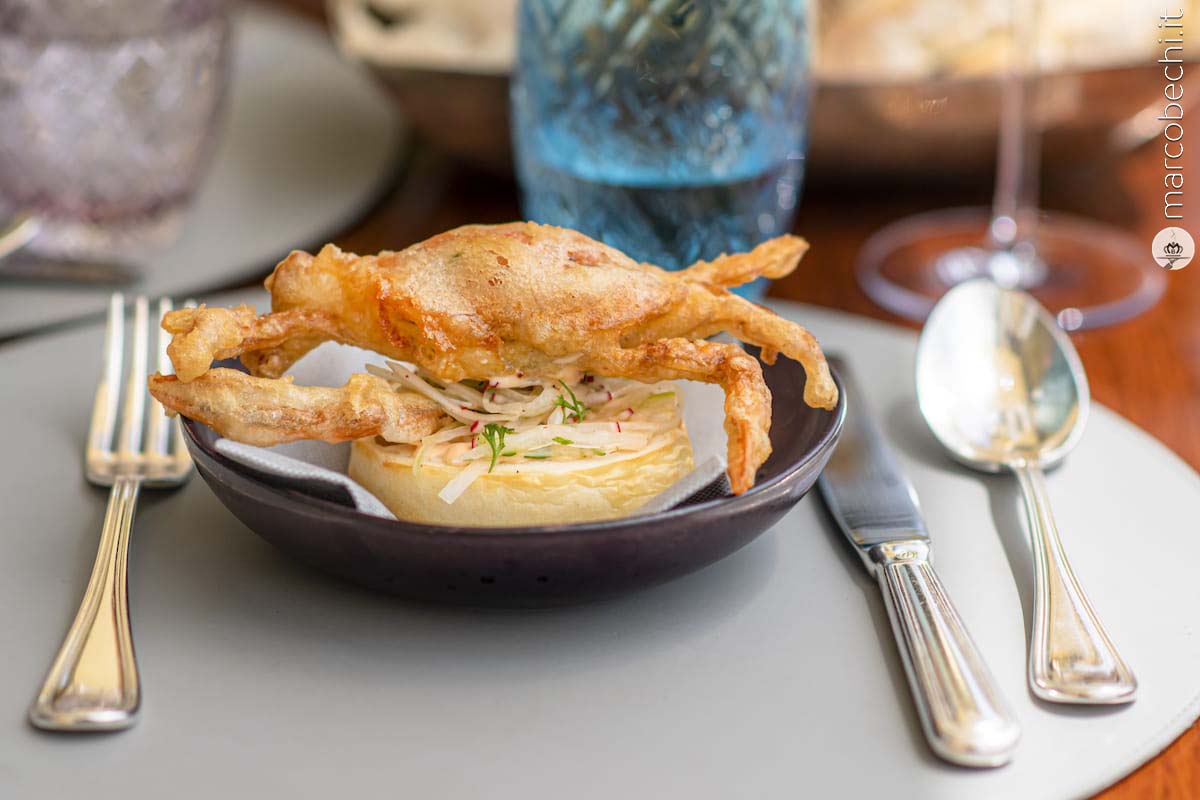 Soft Shell Crab con Syracha e Ginger
