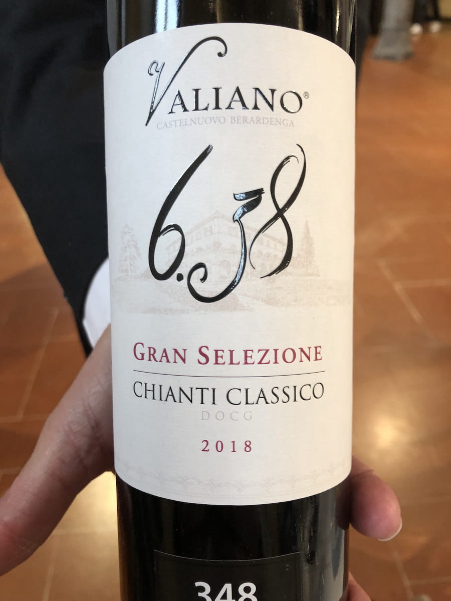 Chianti Classico Gran Selezione 2018 Valiano 6.38