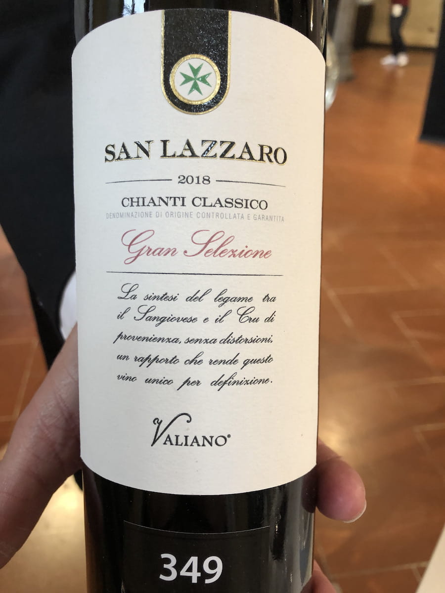 Chianti Classico Gran Selezione 2018 Valiano San Lazzaro