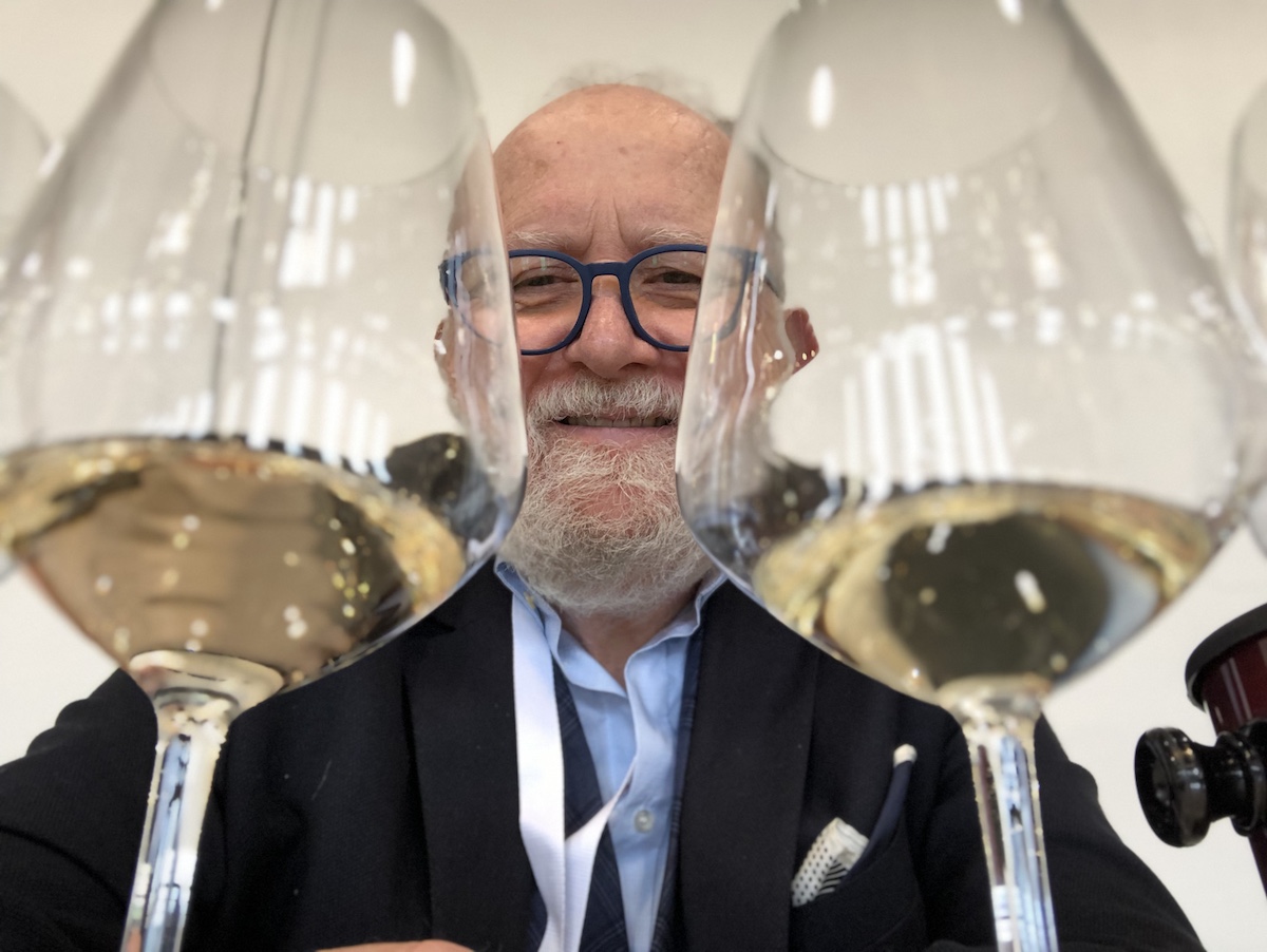 Durante la degustazione del Consorzio del Candia e dei Colli Apuani