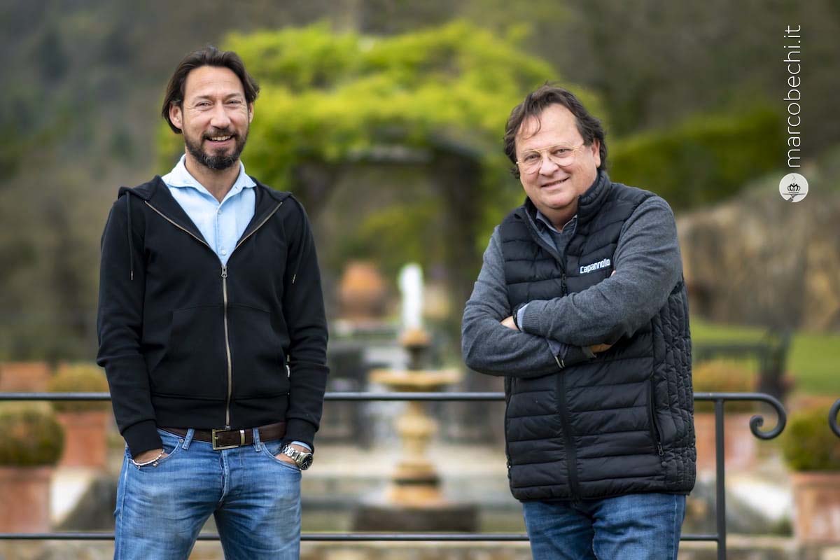 Il direttore Commerciale Manuele Verdelli e l'Enologo Simone Monciatti