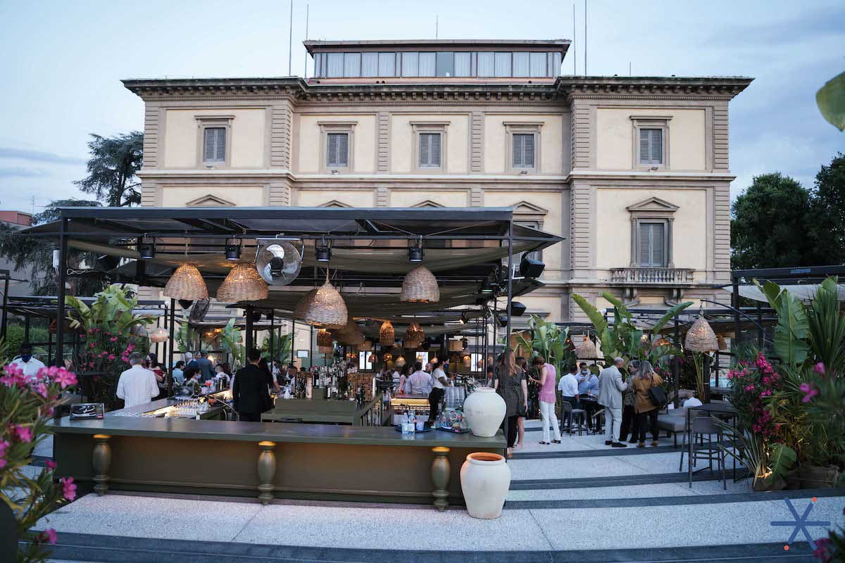 Villa Vittoria nella sua veste estiva