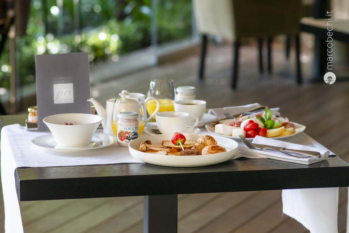 La deliziosa colazione a Villa Grey