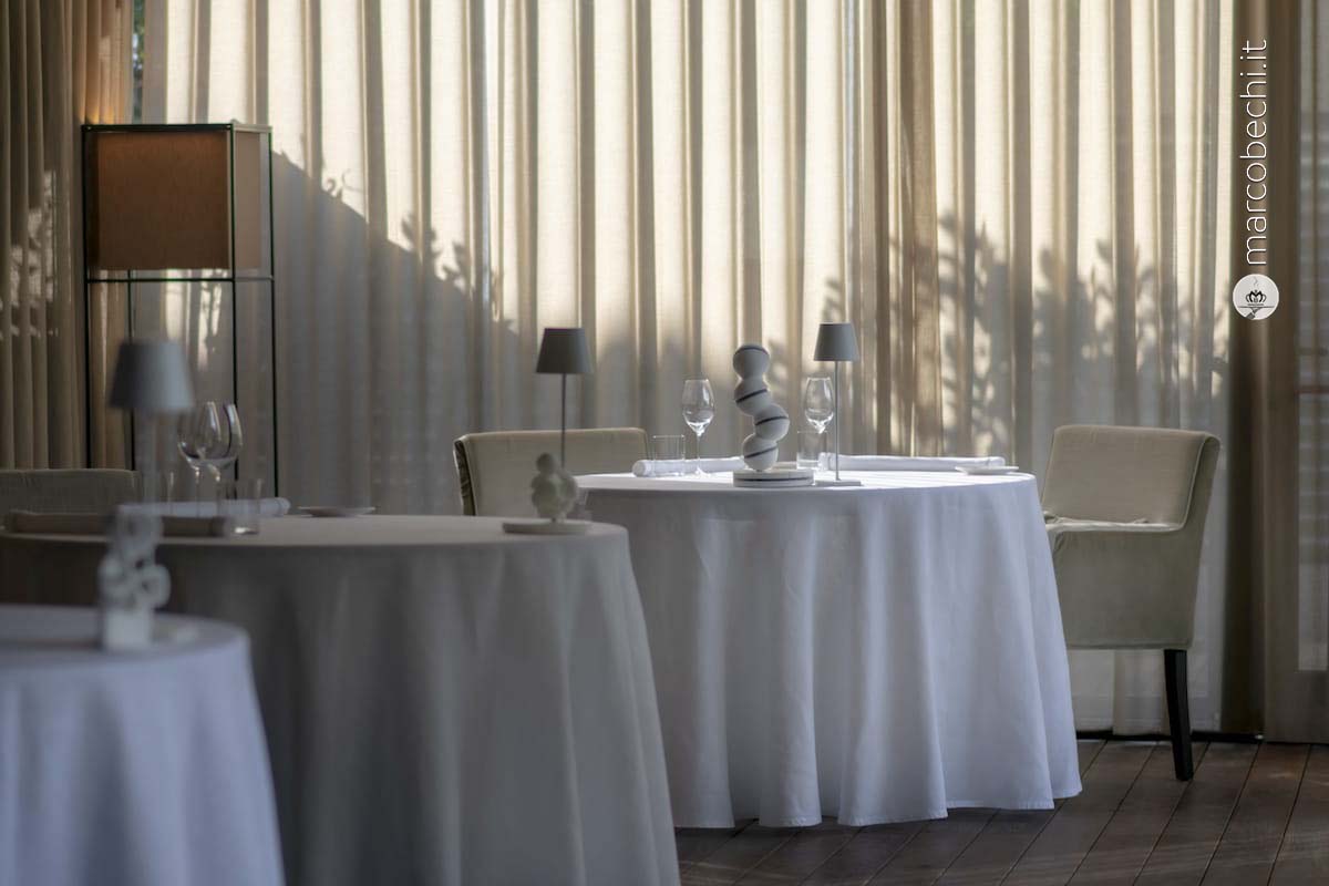 La sala da pranzo di Villa Grey