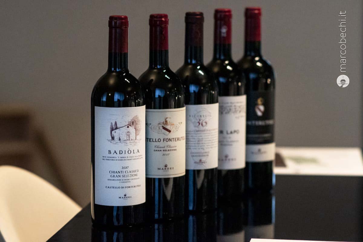 I vini in degustazione