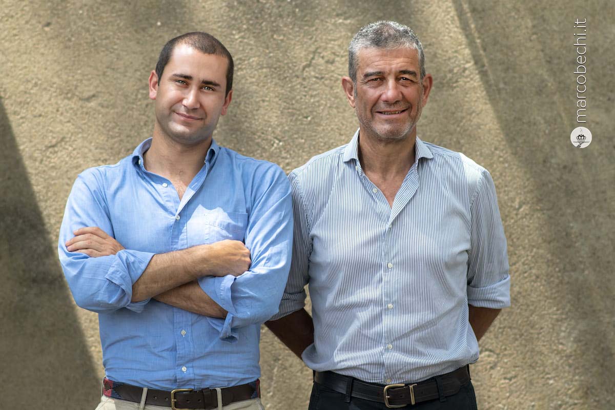 Lapo e lo zio Francesco Mazzei del Castello di Fonterutoli
