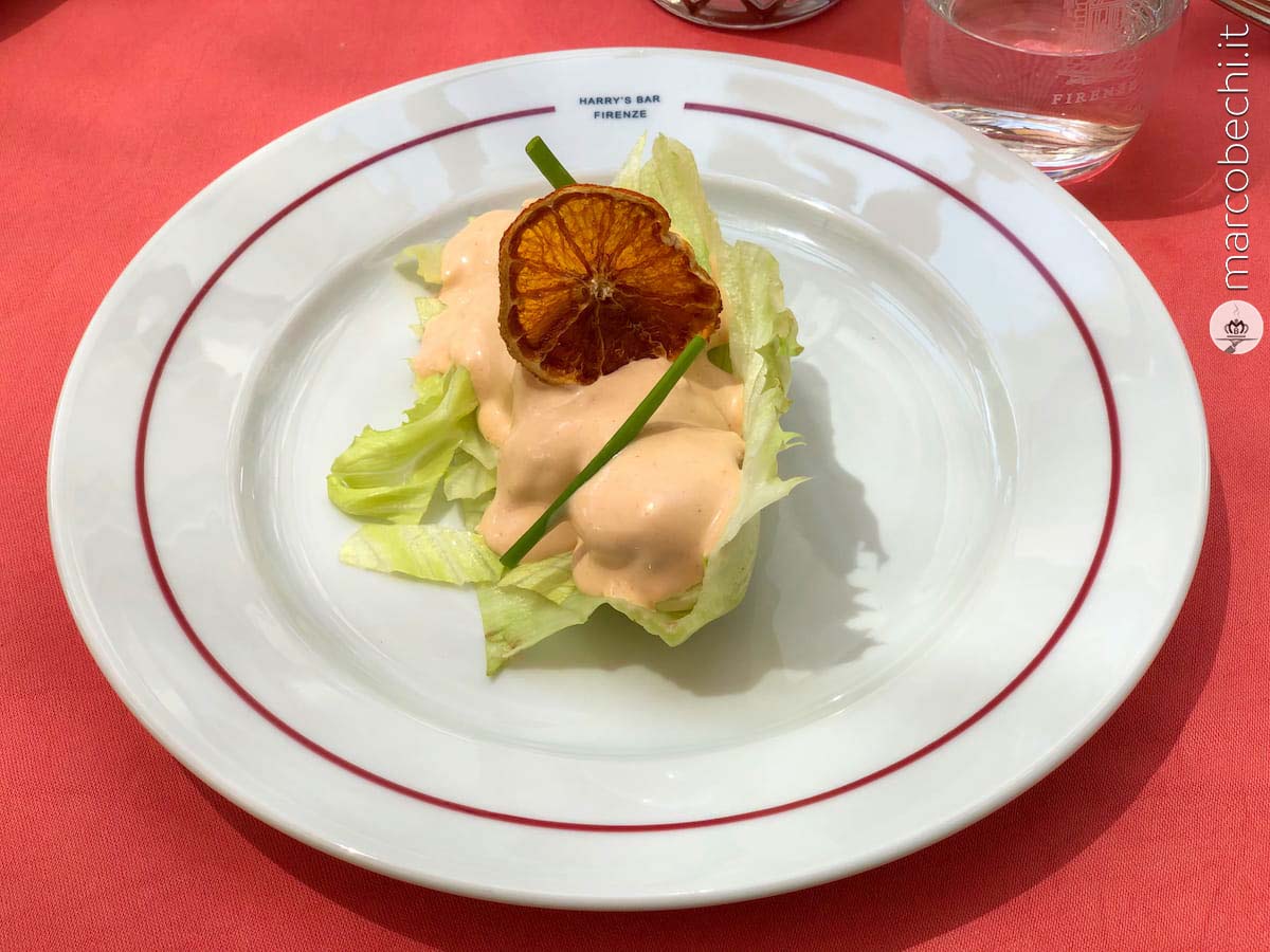 Cocktail di gamberi in salsa Marie Rose