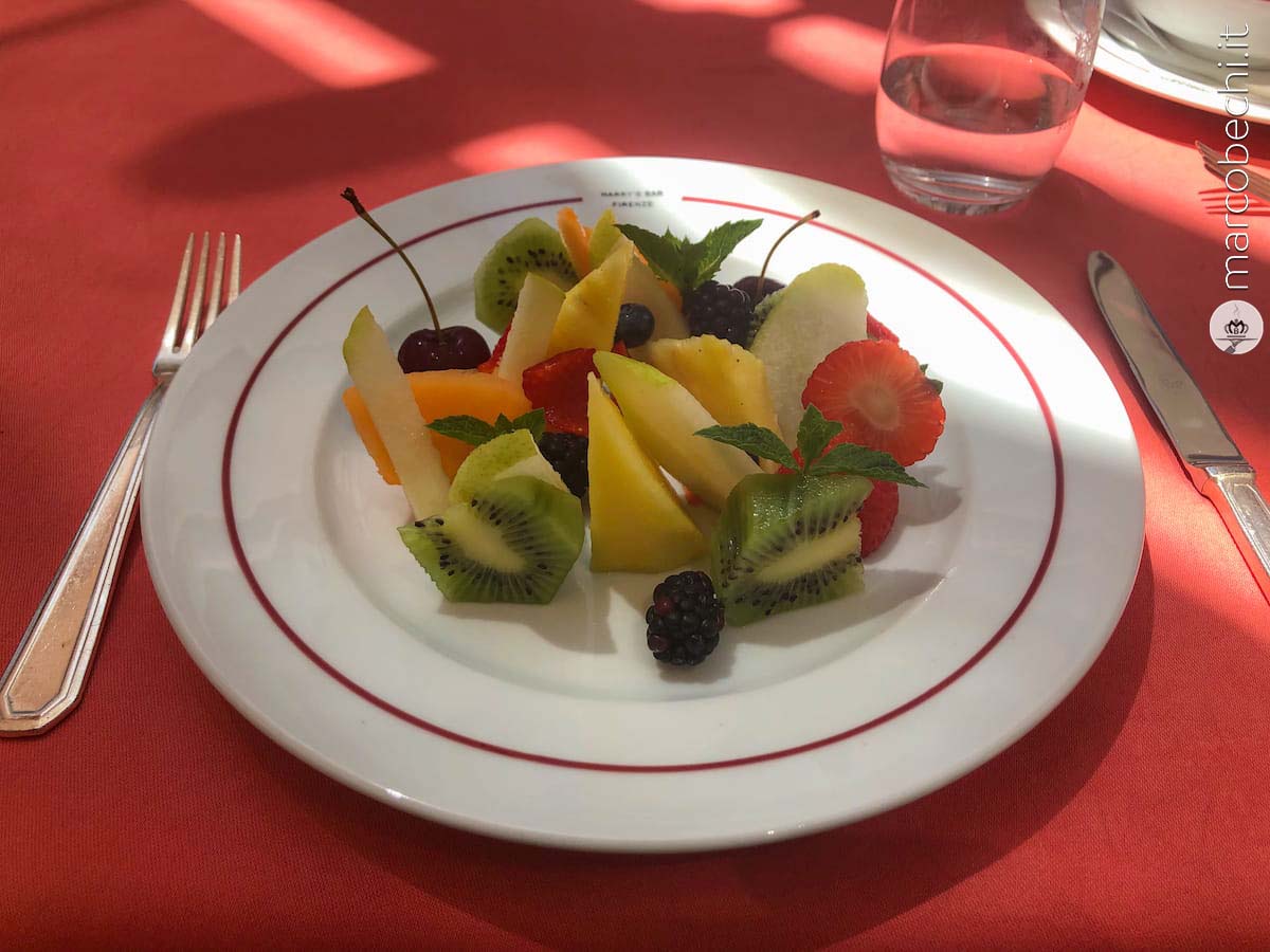 La tagliata di frutta fresca