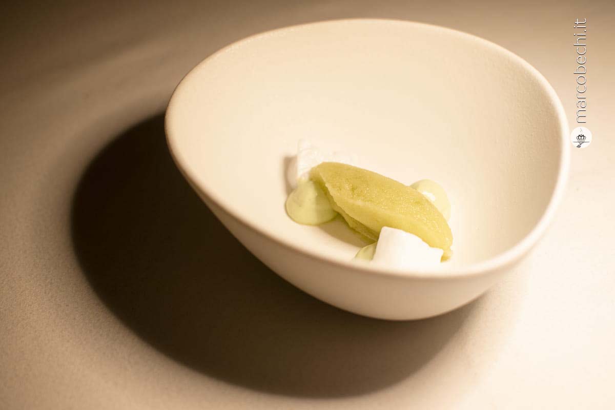 Sorbetto di sedano e mela verde