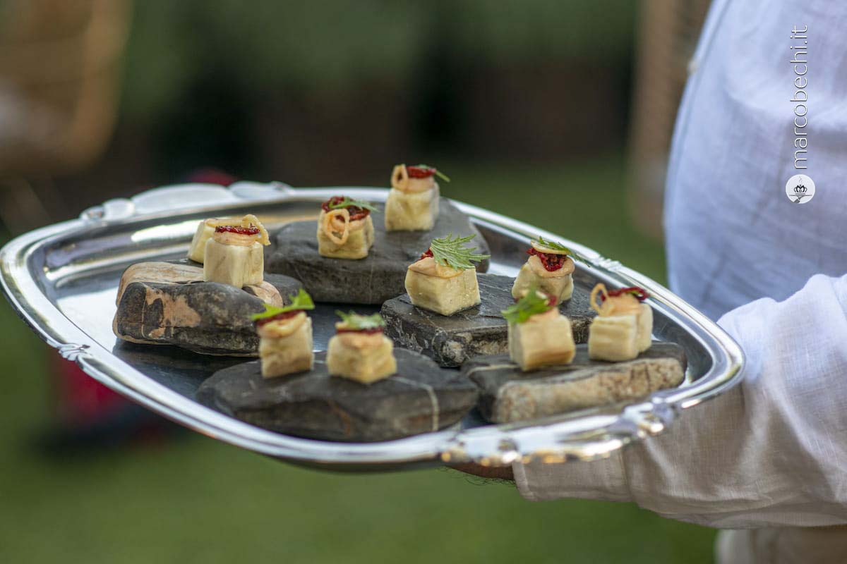 I finger food dell'inaugurazione