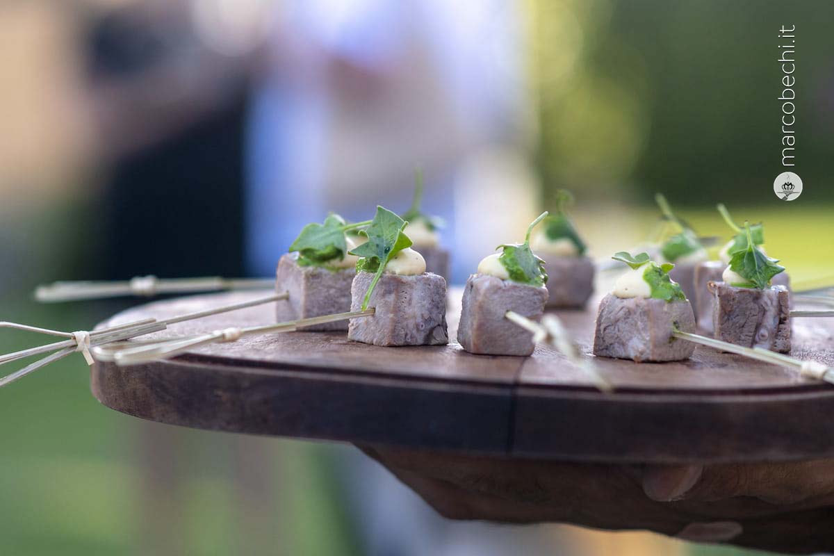 I finger food dell'inaugurazione