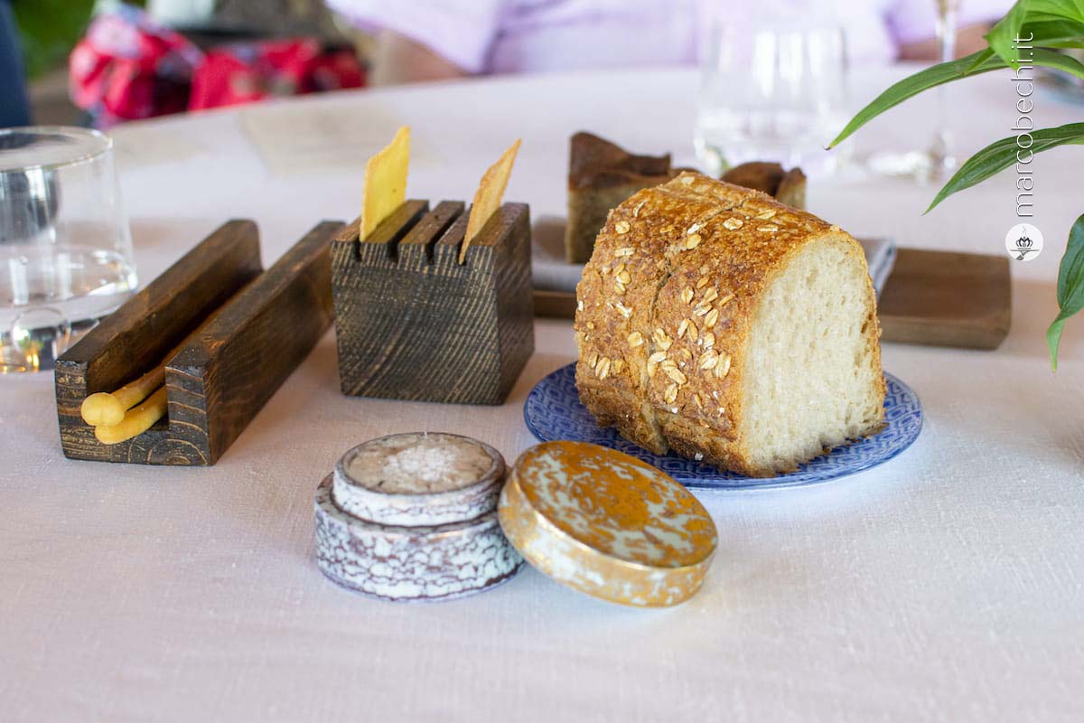 I vari tipi di pane preparati dallo chef