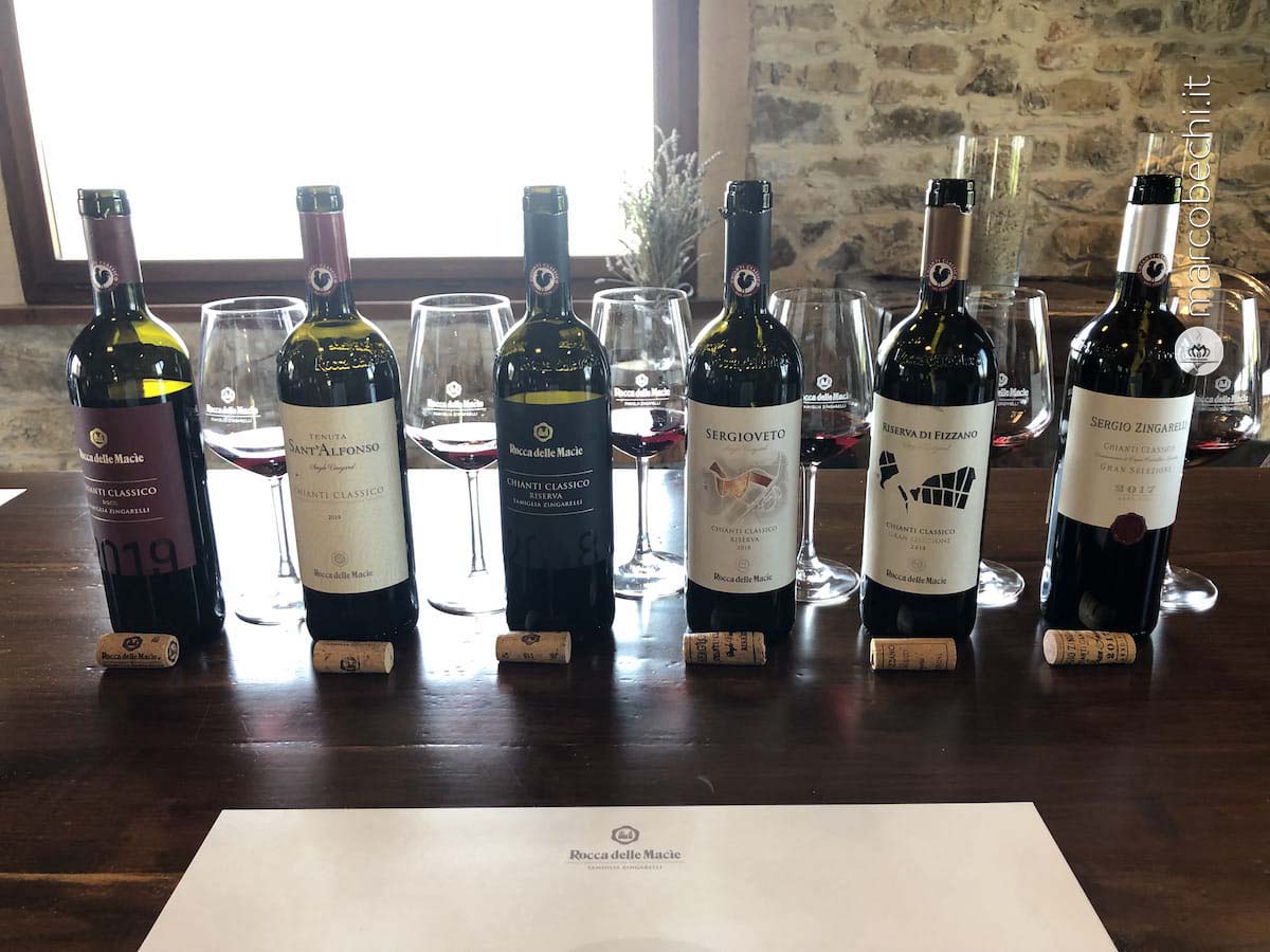 I vini di Rocca della Macie in degustazione