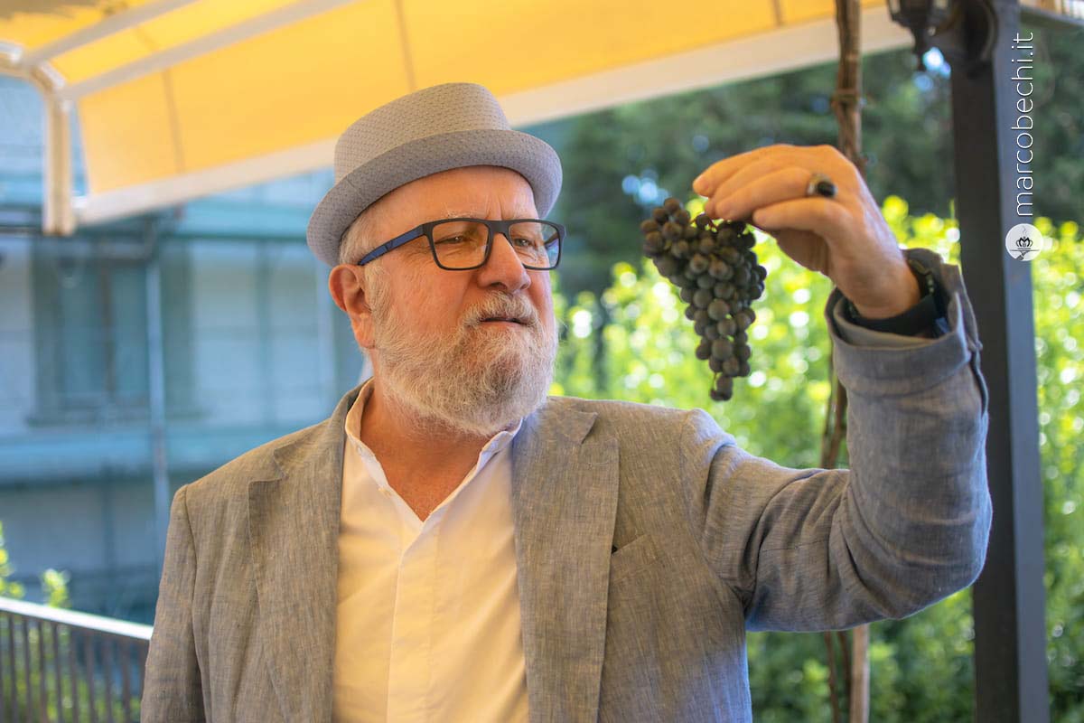 La scelta delle uve in cantina a Fiesole