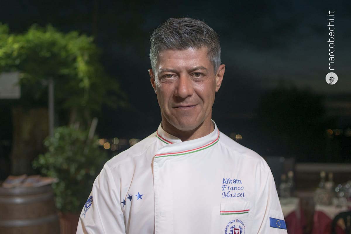 Lo chef Franco Mazzei