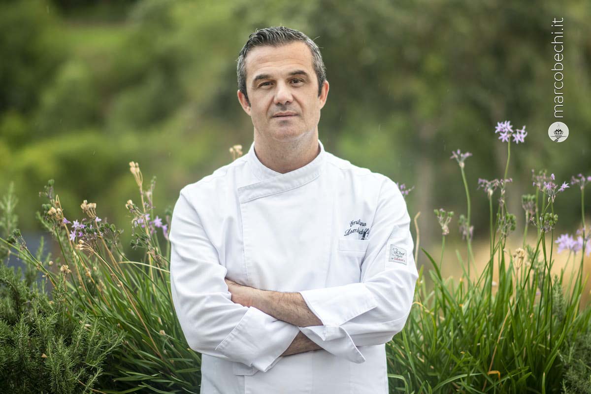 Lo chef Emiliano Lombardelli del Golf Hotel Resort & Spa