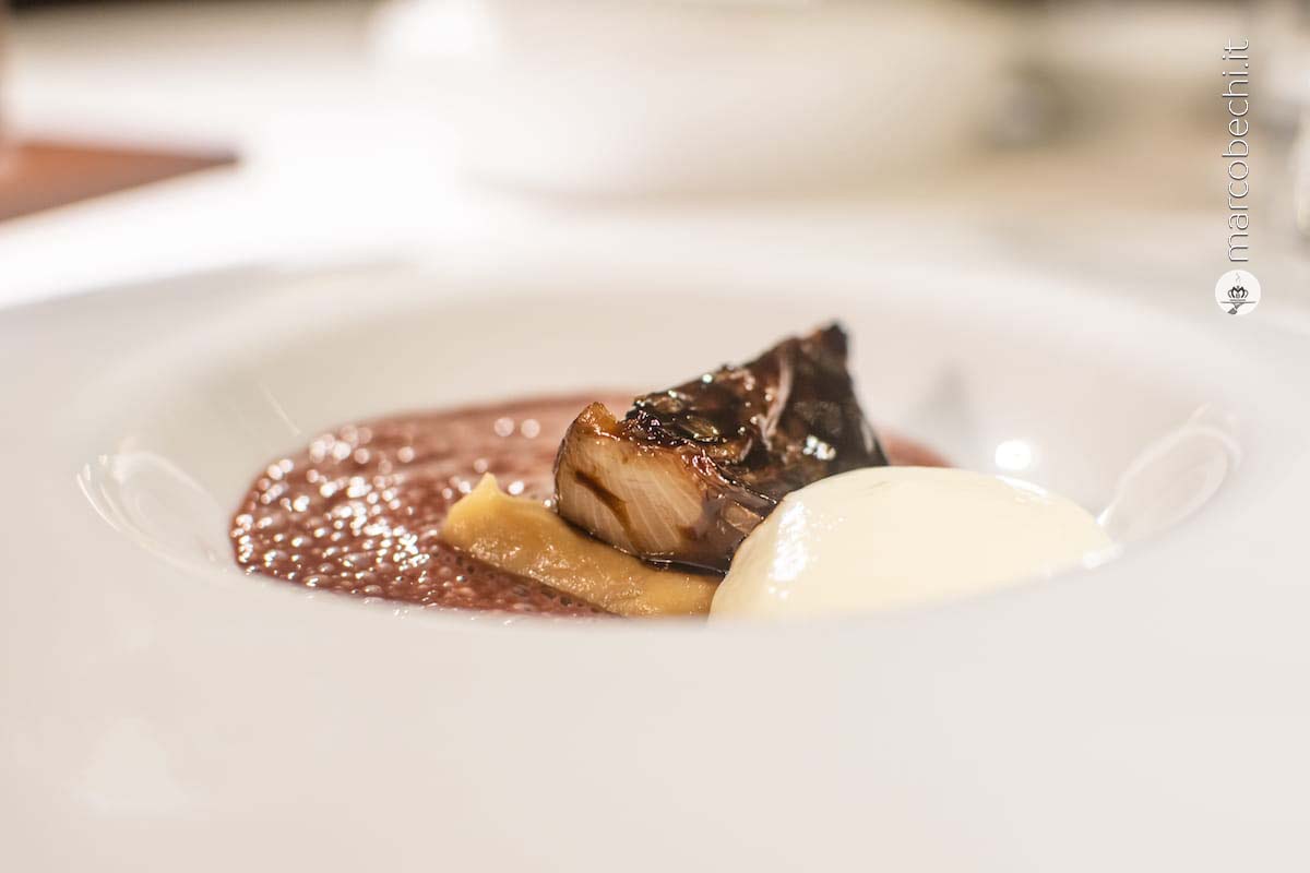 Cipolla, pecorino e beurre rouge