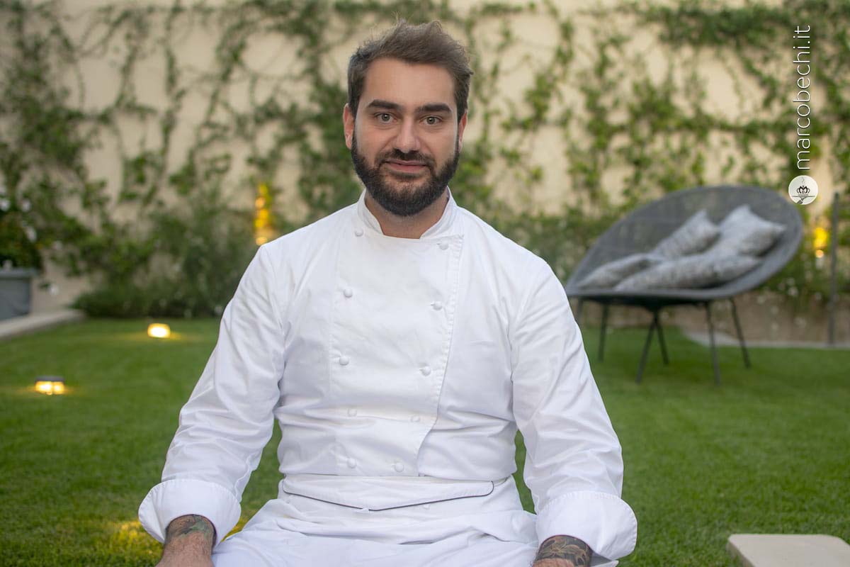 Lo chef Giovanni Cerroni di Dimora Palanca
