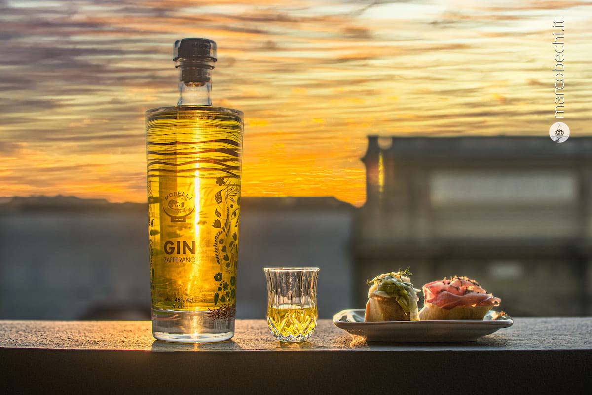 Il Gin allo Zafferano di Liquori Morelli