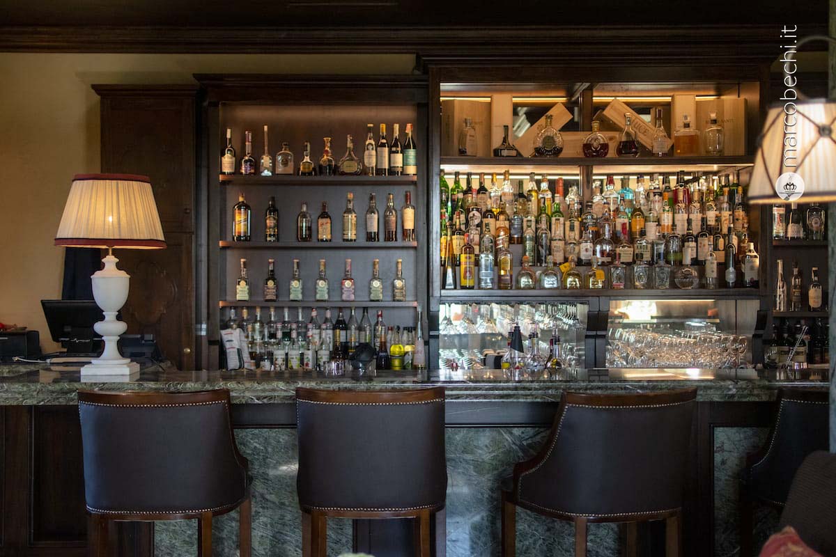 Il bar del Belmond Castello di Casole 