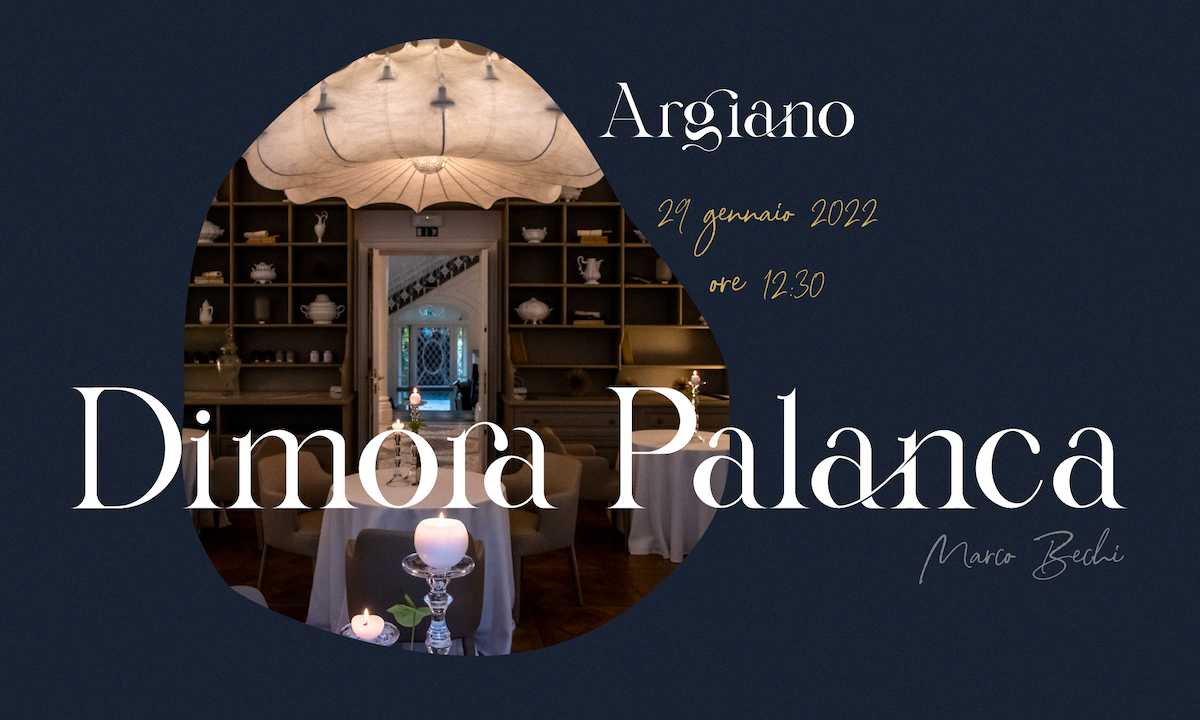 Mimesi e il pranzo del “Buon Prencipio” con i vini di Argiano a Dimora Palanca