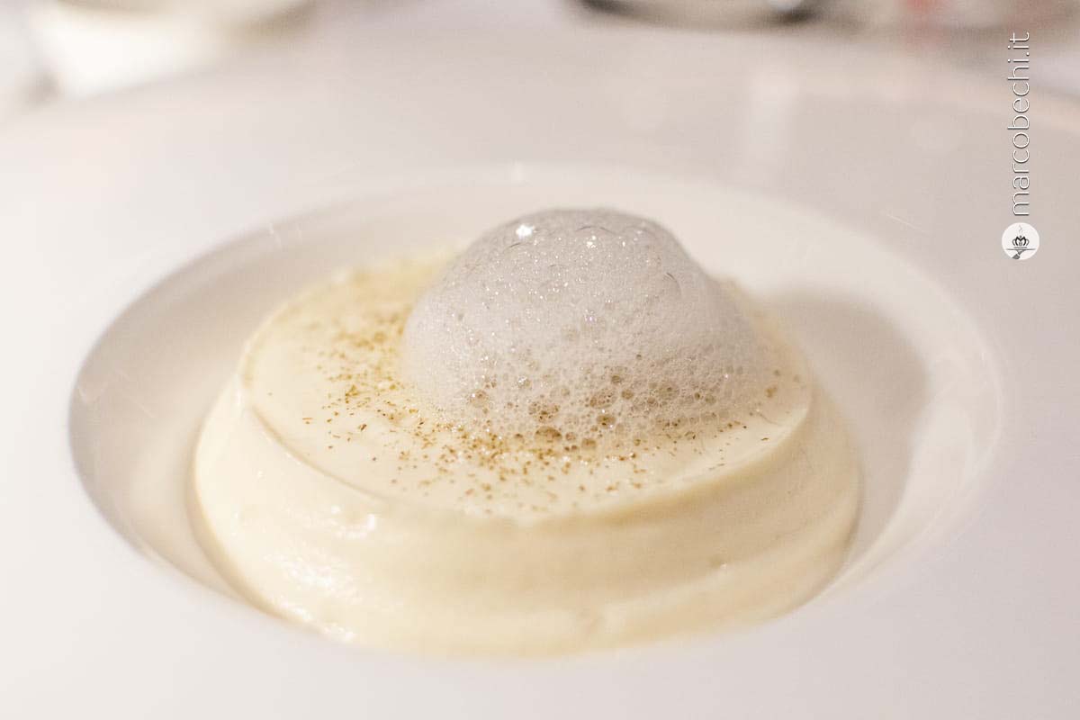 Crema di cavolfiore con cozze