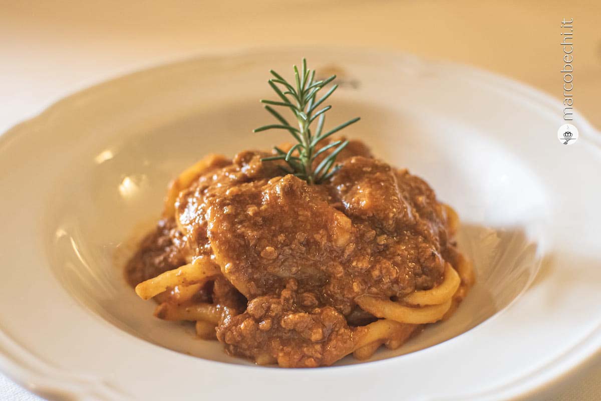 Pici al ragù toscano