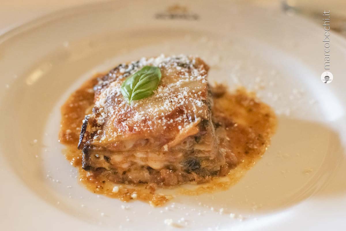 Parmigiana di melanzane dell'orto
