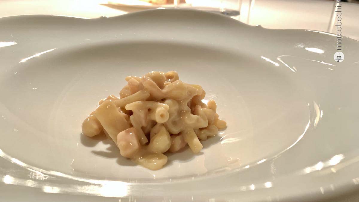 Nuovo menu degustazione del Reale: Pasta fredda e calamari