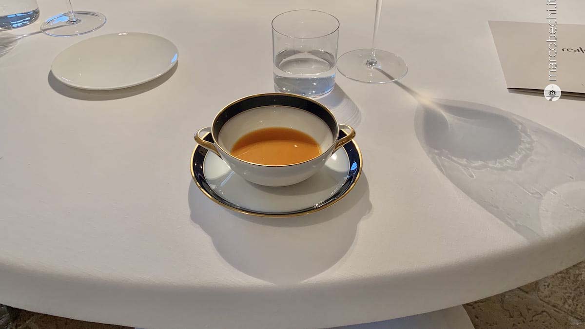 Nuovo menu degustazione del Reale: Carota