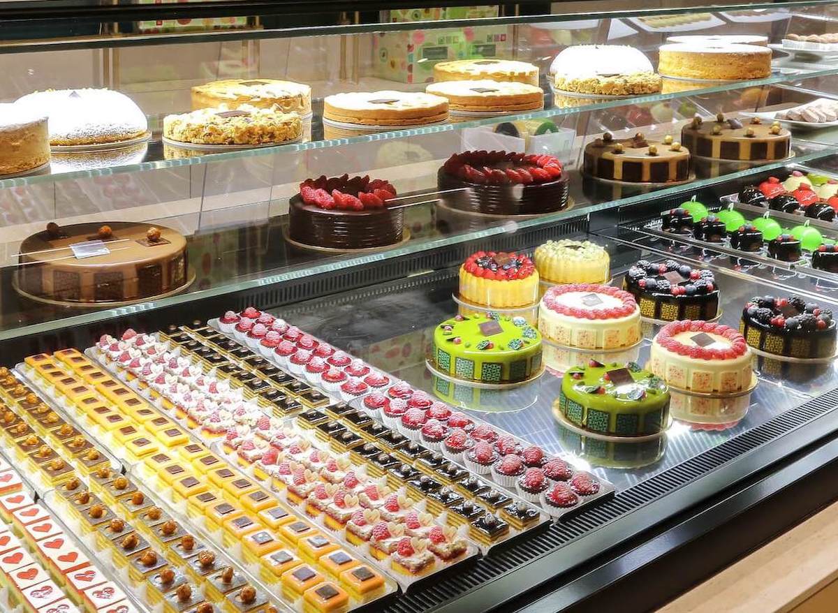 La pasticceria esposta