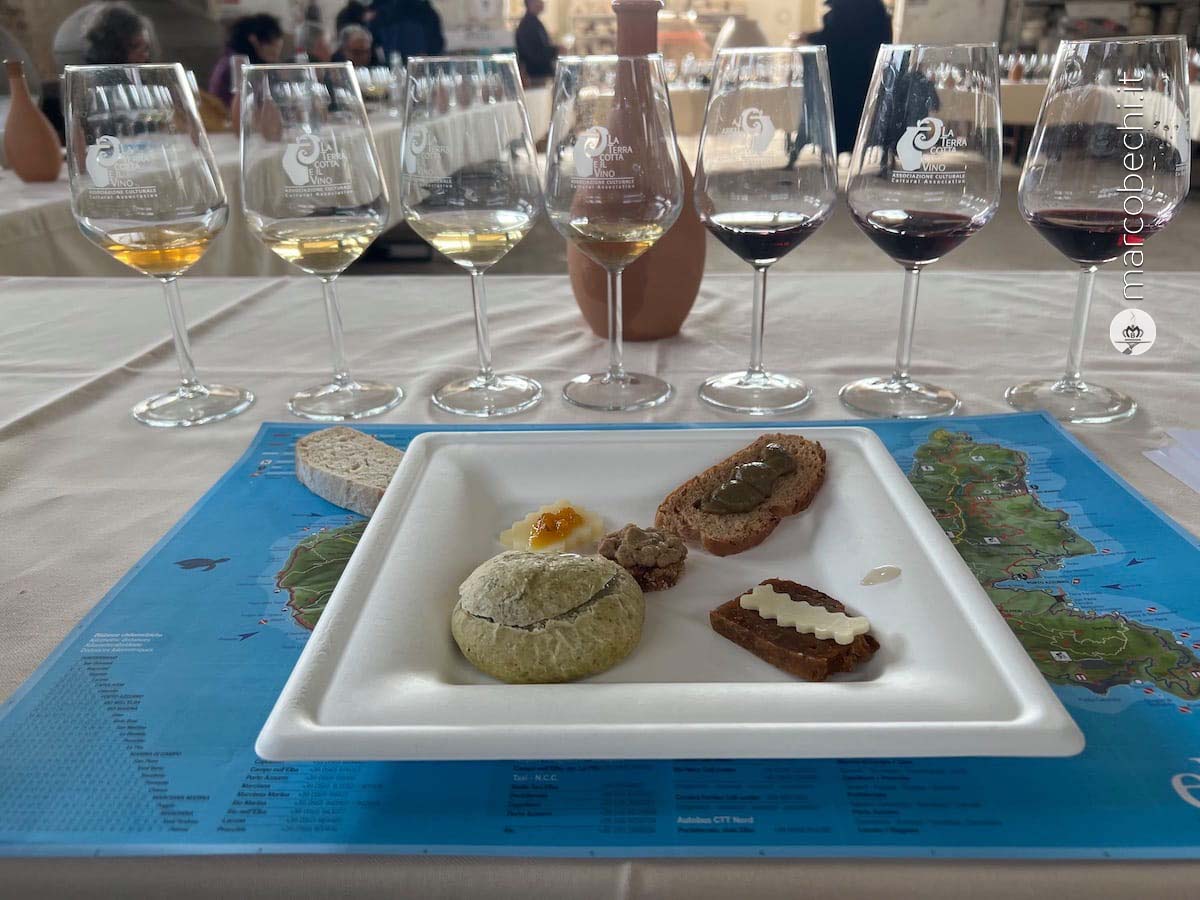 Degustazione di vini in anfora e abbinamento di prodotti elbani a cura di Elbamagna
