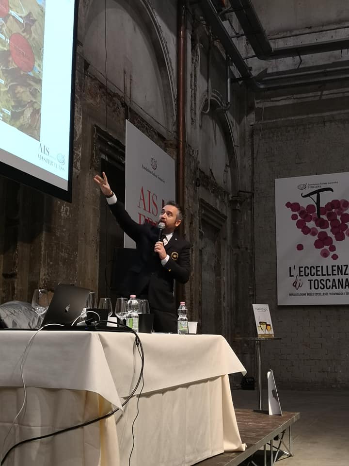 Un momento di Eccellenze di Toscana con Valentino Tesi