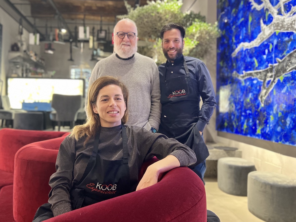 Emma Mailova con Marco Bechi e Patrizio Boschetto
