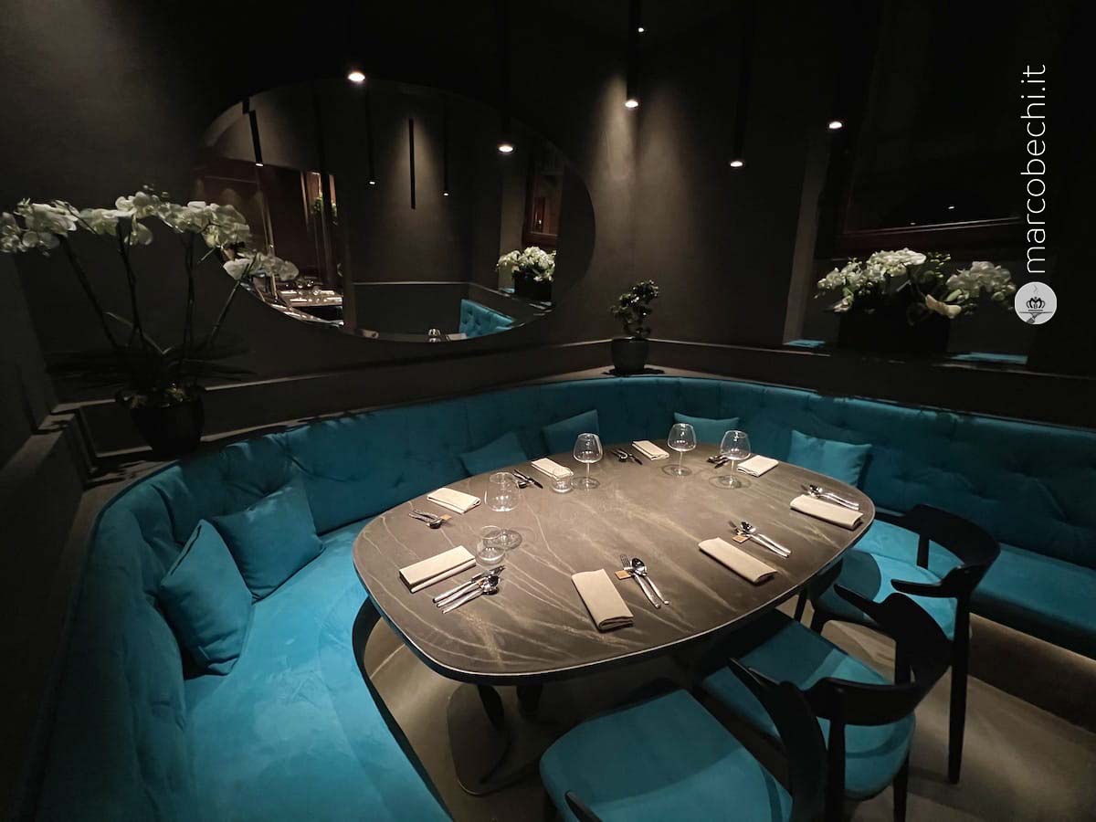 La sala riservata del Ristorante Diverso