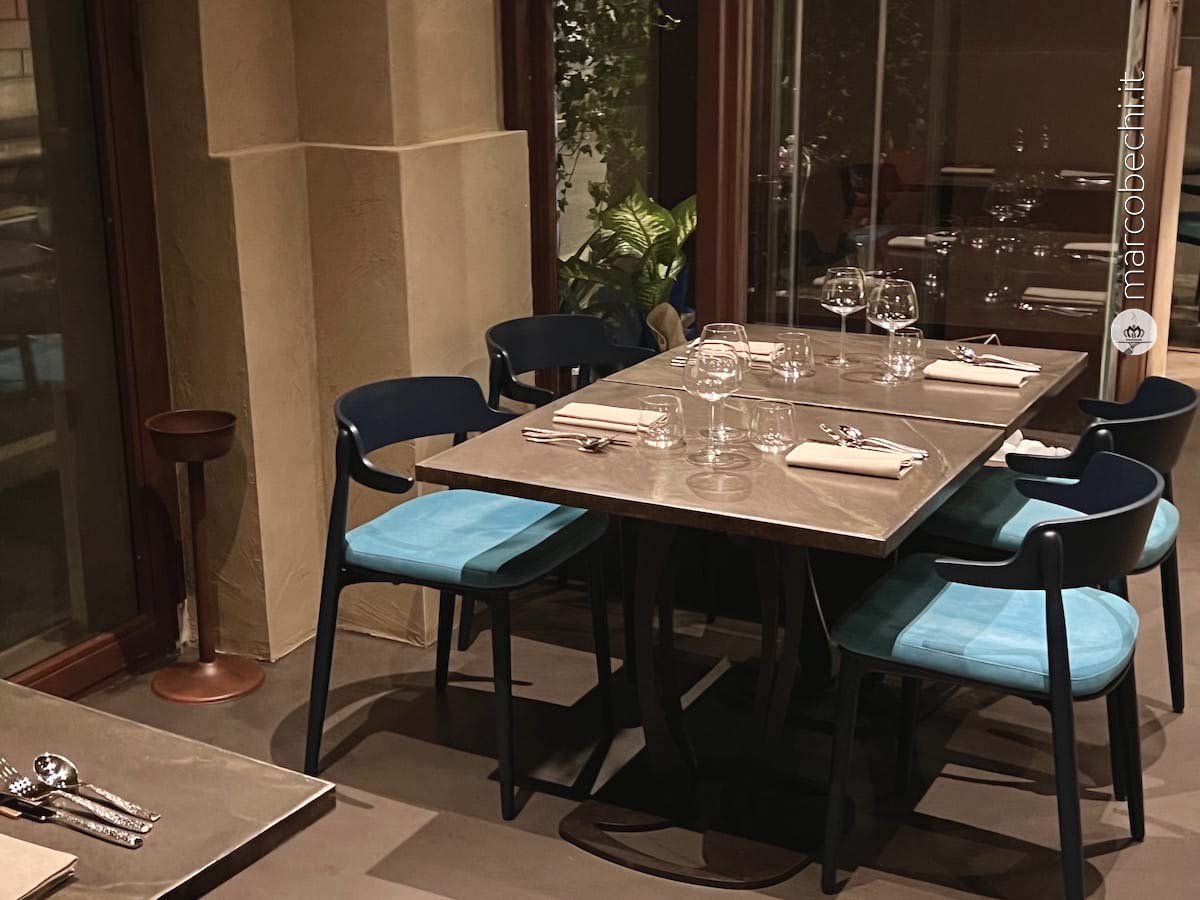La sala del Ristorante Diverso