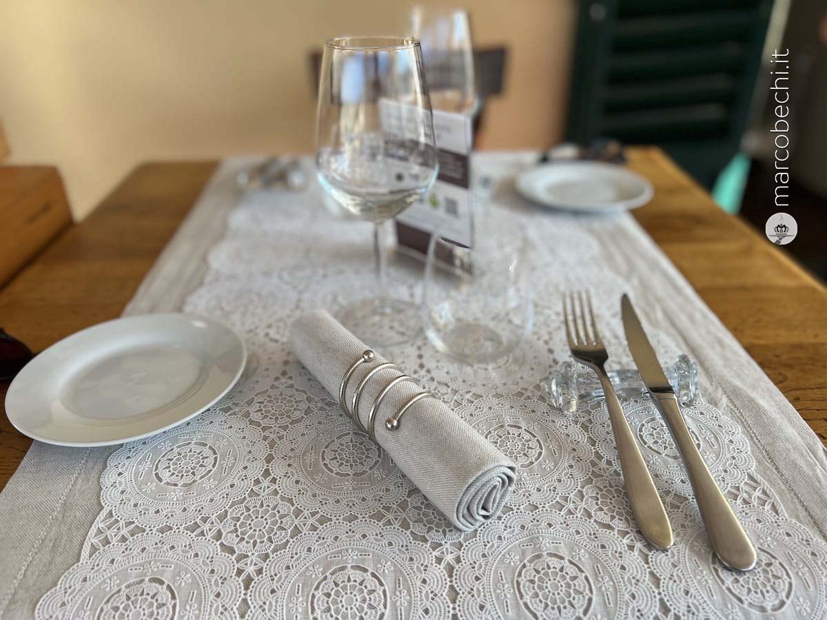I tavoli de La Terrazza