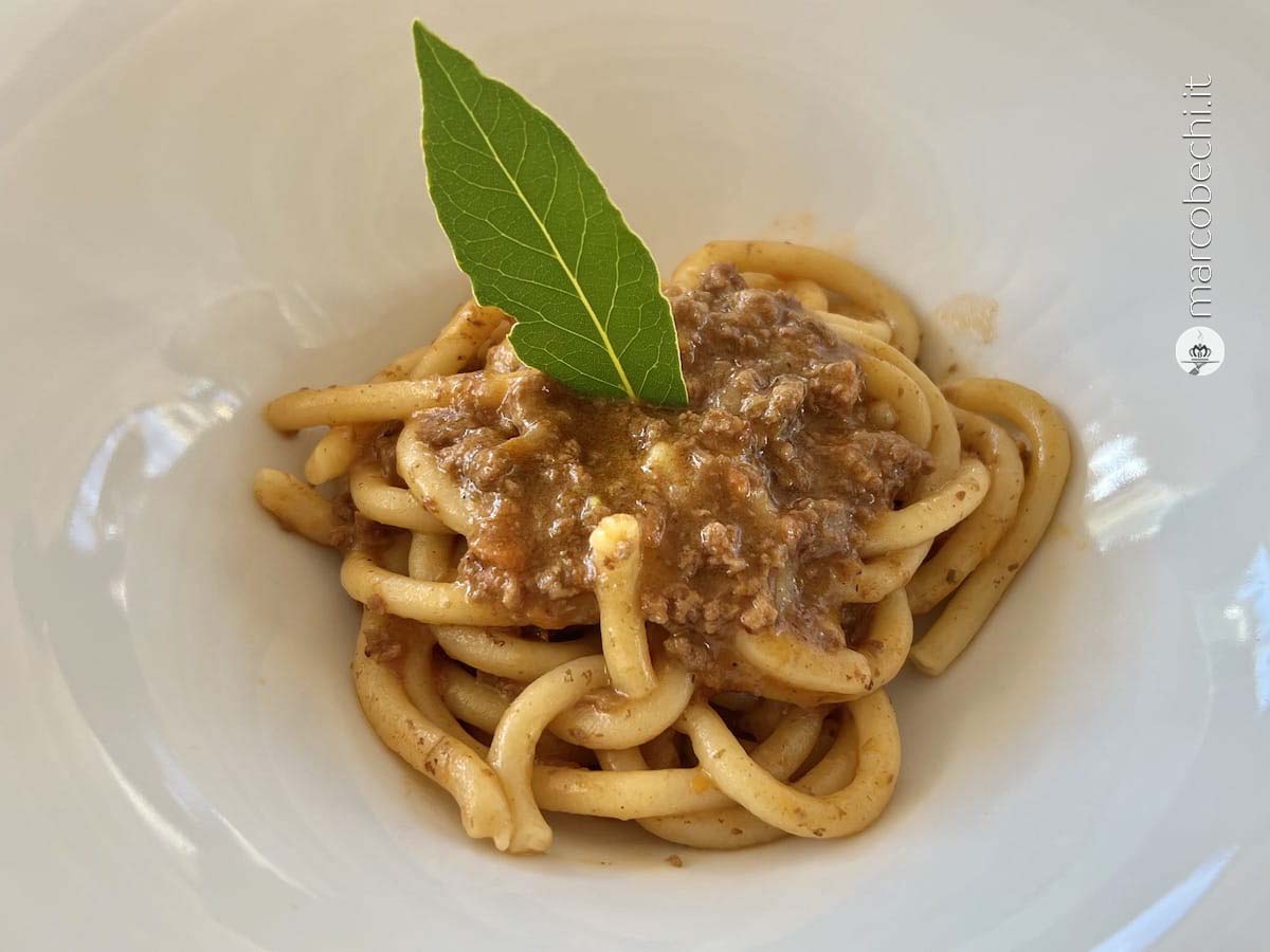 I pici al ragù di anatra