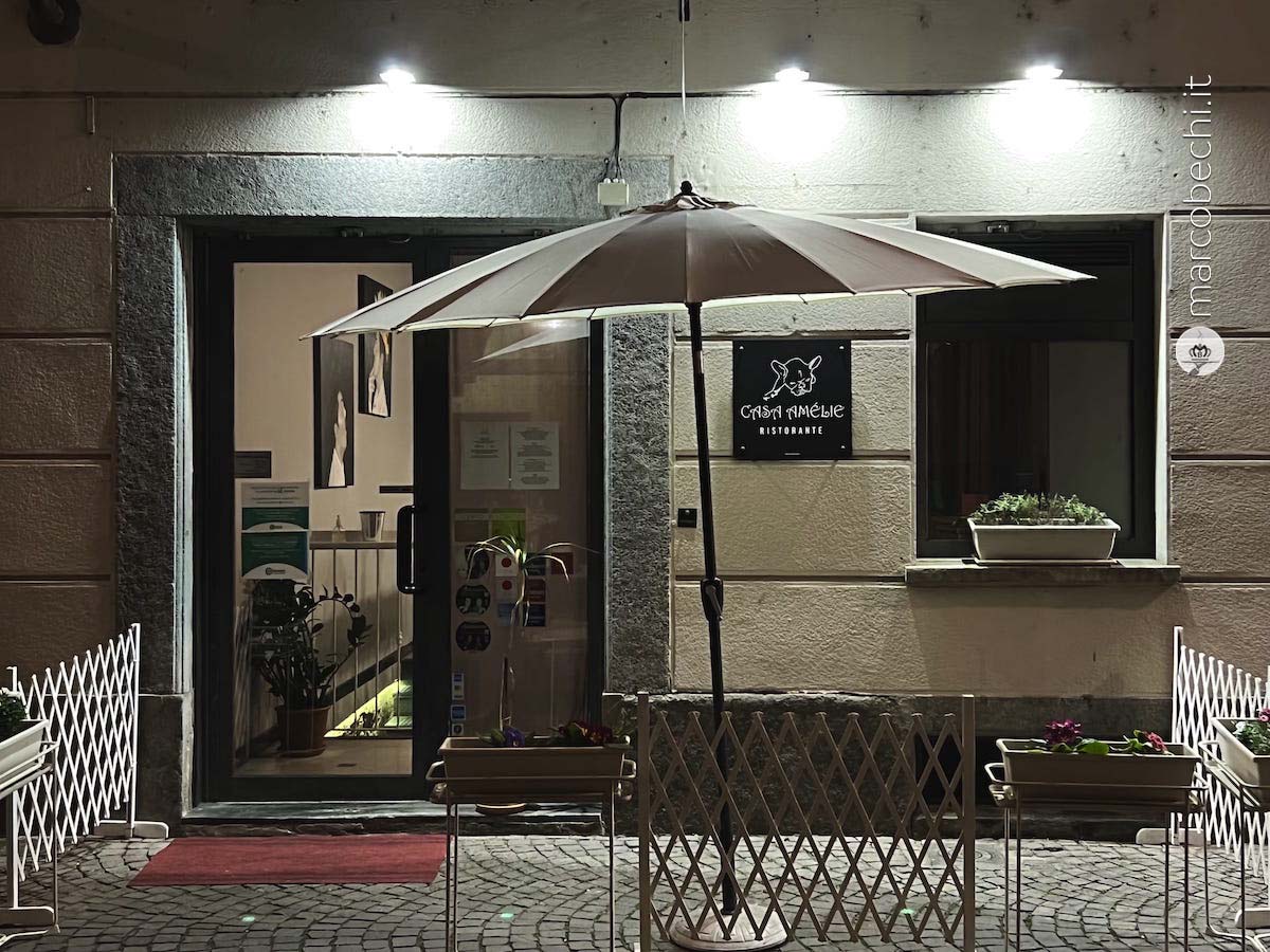 L'ingresso di Casa Amélie