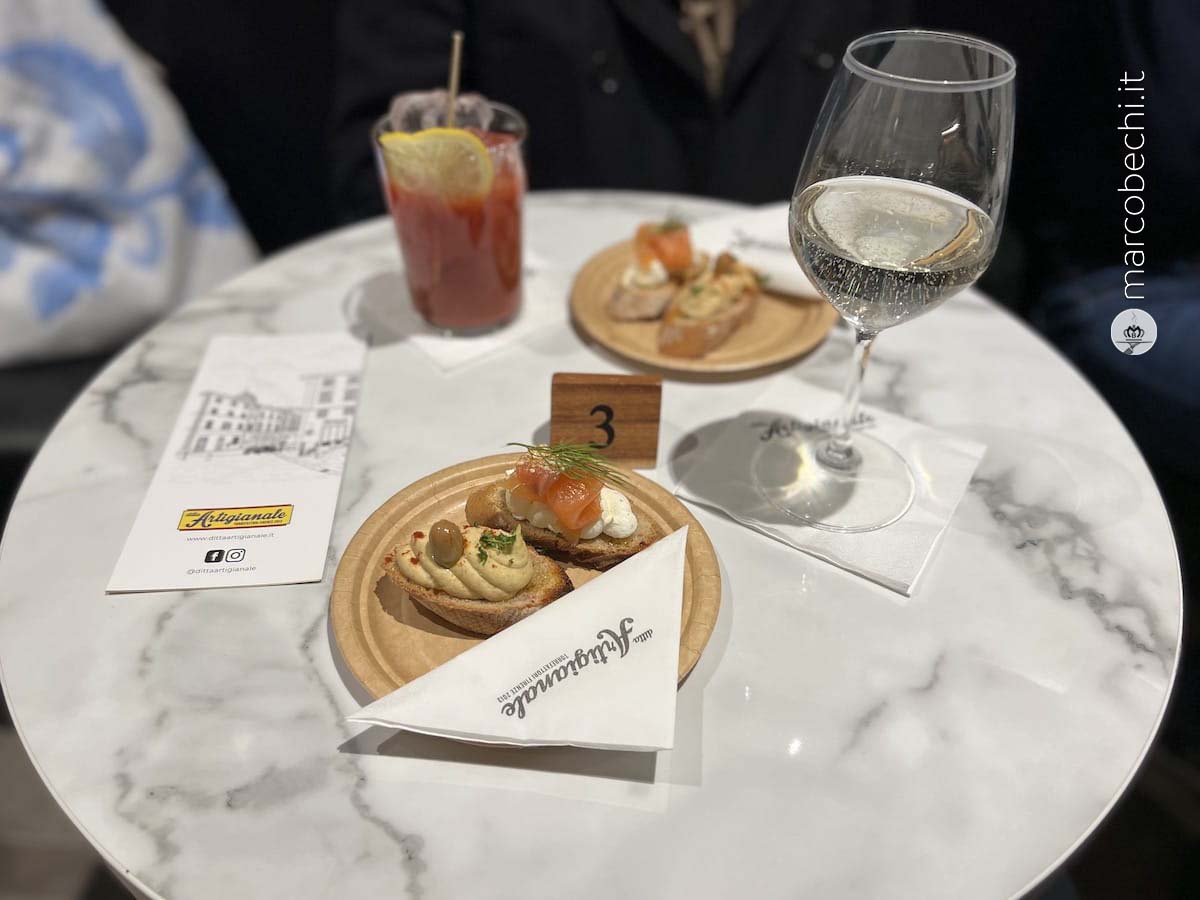 I cocktail e gli assaggi